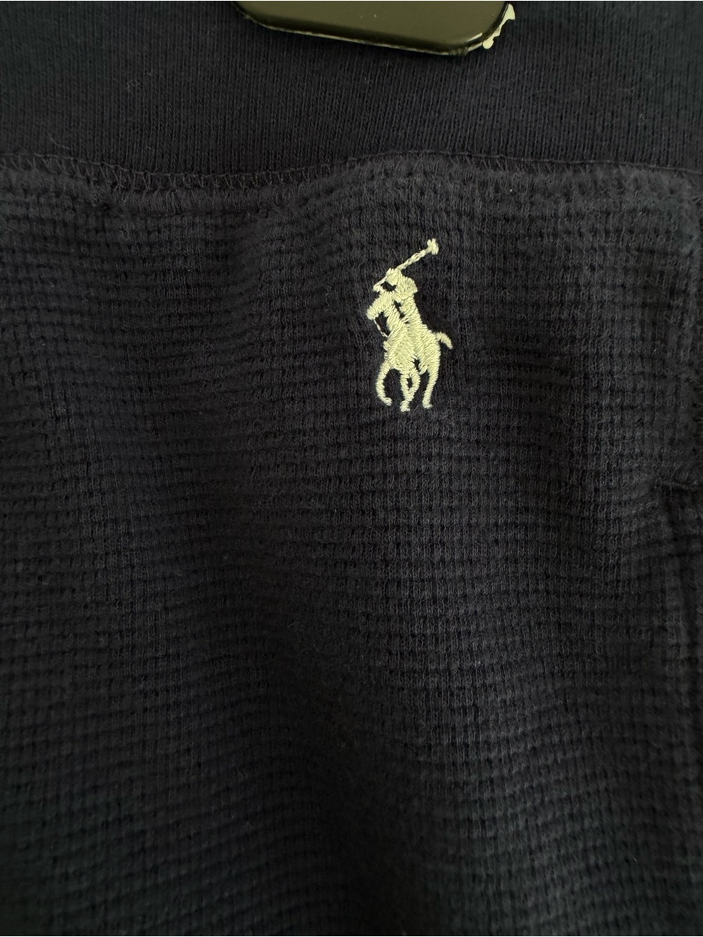 Polo Ralph Lauren Men’s XL Navy Cotton Waffle Knit Pajama Lounge Pants - Picture 4 of 6